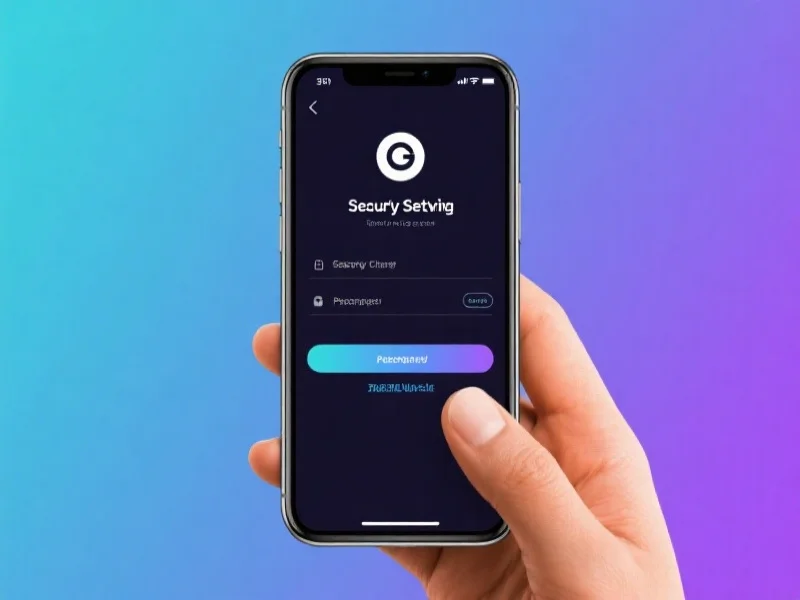 手机屏幕显示安全设置界面，用户正在为游戏平台账号进行密码更改和开启双重验证